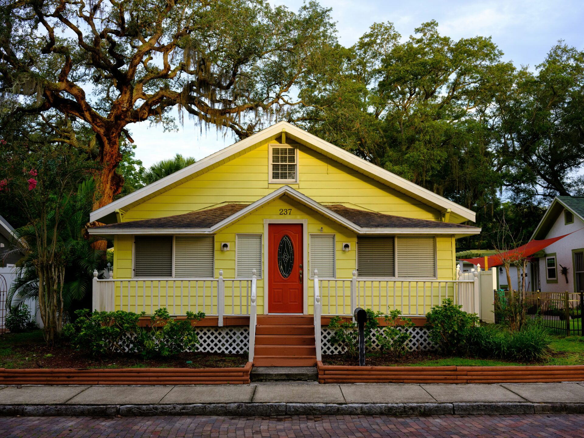 yellow home